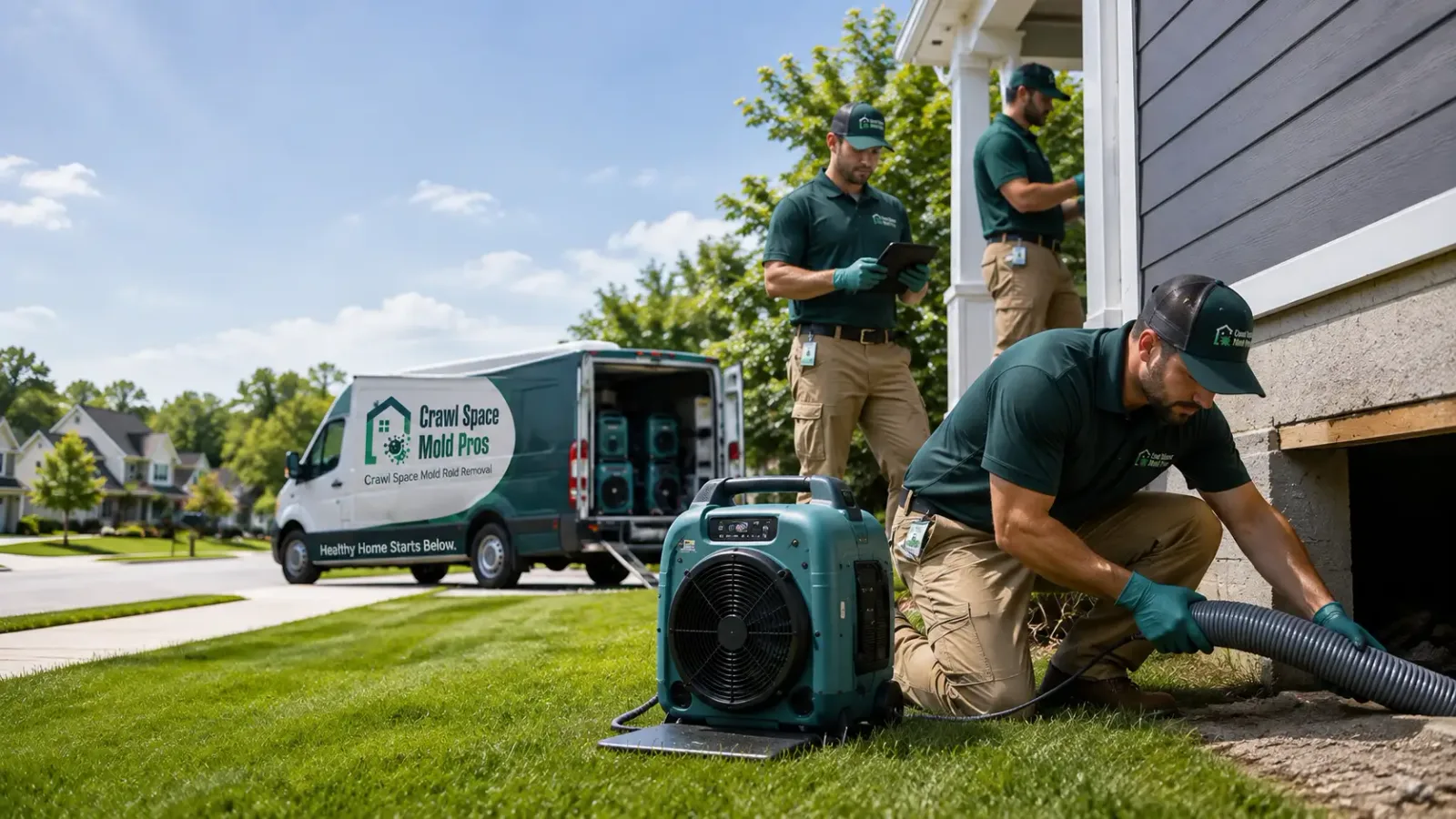 Crawl Space Mold Removal in Union Hill, IL